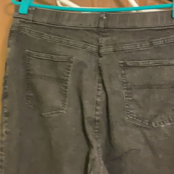Ladies size 14P BLACK JEANS - Picture 3 of 3